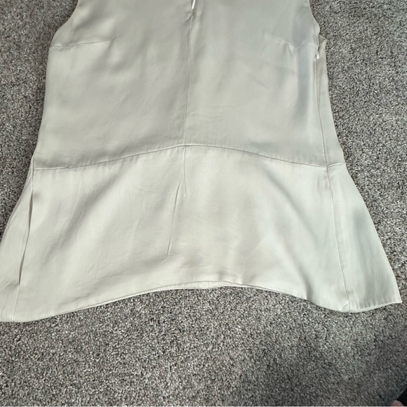 Loewe 100% Silk sleeveless blouse tank cream ivory sz 40 10 Large luxury Rare - Picture 9 of 14